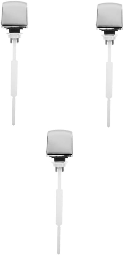 Toiletknop - Spoelknop - Toilet Reparatie - Zijmontage Ontwerp - 3 Stuks - Wit