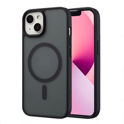 imoshion Hoesje - Geschikt voor iPhone 14 / 13 - Color Guard Backcover geschikt voor MagSafe - Zwart