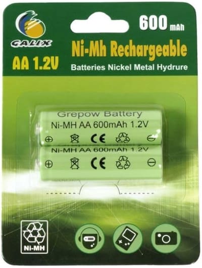 Oplaadbare AA Batterijen - Accu's Navulbaar - Apparaten Voeden - Hoge Capaciteit 900mAh - 2 Stuks