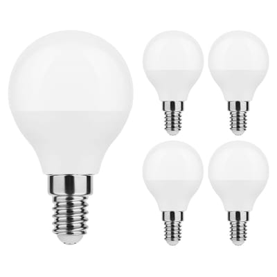 Modee E14 LED Filament Lamp 7W - 700lm - 4000K - Neutraal Wit - LED Kogellamp G45 - Vervangt 54W Gloeilamp - 5 stuks