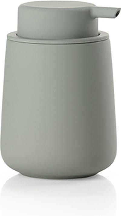 Zone Denmark Nova One Zeepdispenser - Zeeppompje Vrijstaand - Zeeppomp voor Badkamer, Keuken & Toilet - Toilet & Badkamer Accessoires - 250 ml - 11,5 x 8 cm - Matcha Green (groen)