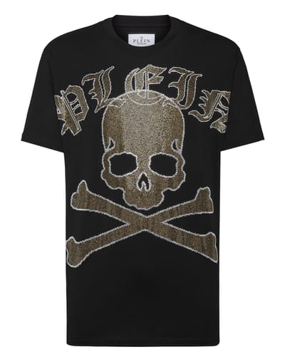 T-Shirt Ronde Hals Gothic Plein