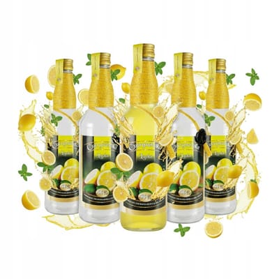 Bimberek Monopol Serie - Decoratieve Glazen Fles - 500ml - Met Sierkoord - Voor Alcohol