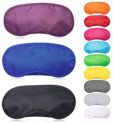 12 Stuks Veelkleurige Slaapmaskers - Lichtgewicht Oogmasker Voor Kinderen & Volwassenen