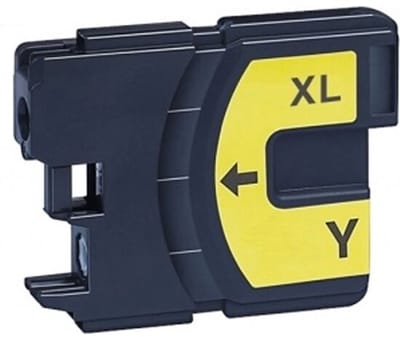 LC-980 XL Geel - Huismerk inktcartridge compatible met Brother DCP J125 \ DCP J140W \ DCP J315W \ DCP J515W \ MFC J220 \ MFC J265W \ MFC J410 \ MFC J415