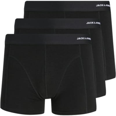 Jack & Jones Heren plus size boxershorts trunks jacbasic bamboo 3-pack