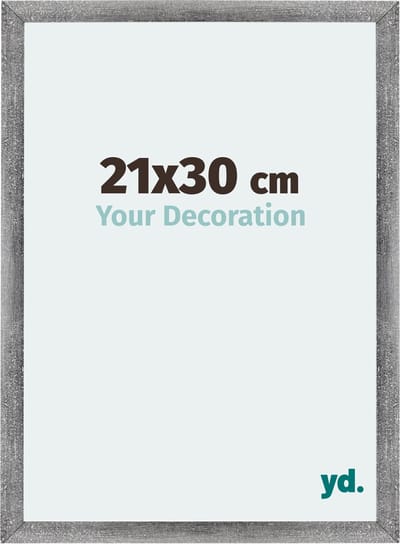 Your Decoration - Fotolijst 21x30 cm - MDF - Grijs Geveegd - Mura