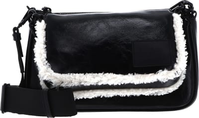 DKNY Schoudertas Lexi Double Demi Crossbody Bag Set Blk / Natural Zwart