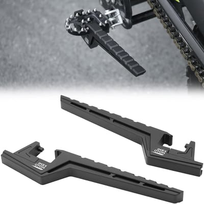 Universele Voetsteunen voor Passagiers Geschikt voor Enduro en Surron Motoren, Zwarte Dirt Bike Pedalen voor Comfort en Stabiliteit