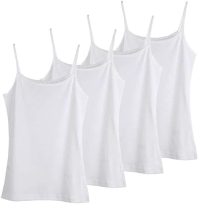 Comfortabele en ademende tanktops voor meisjes van 2-8 jaar - 4-delige set met zachte bodices