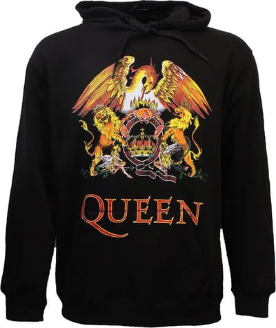 Queen Classic Crest Logo Hoodie Sweater Trui - Officiële Merchandise - XL