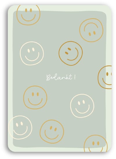 Bedankt kaartjes met envelop - 12 stuks - Enkele kaart - Bedank kaart collega's - Bedankkaart met kraft envelop