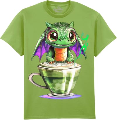 Draak Matcha Latte Dragon The Coloured House T-shirt M