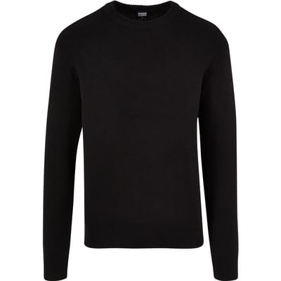 Urban Classics - Heavy Oversized Gebreide trui - XL - Zwart