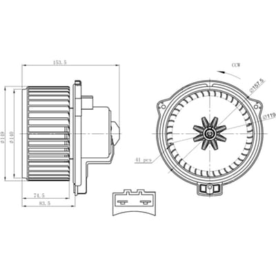 Binnenventilator NRF 34304