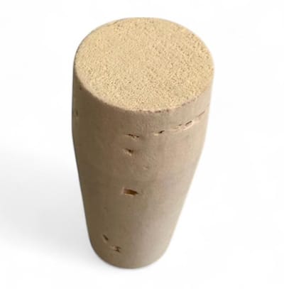 Zilversmid kurk| Per 4 stuks | 41 x 17 boven Ø onder 15 Ø mm |