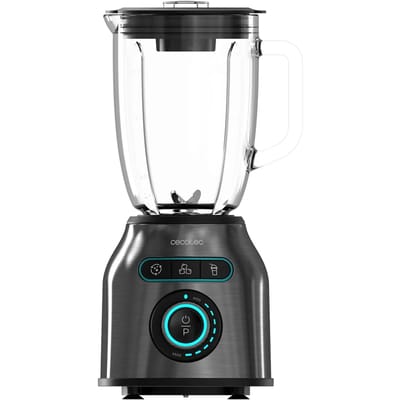 Cecotec 04393 blender 1,8 l Blender voor op aanrecht 2200 W Zwart, Roestvrijstaal