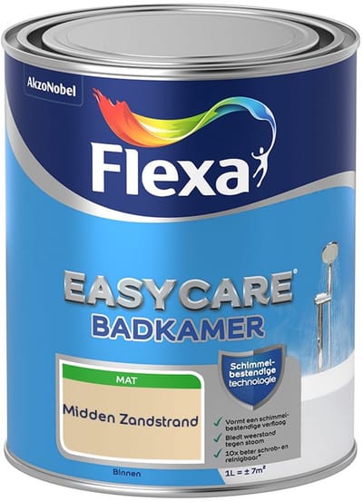 Flexa - Easycare Badkamer - Midden Zandstrand - Mengverf - 1 L