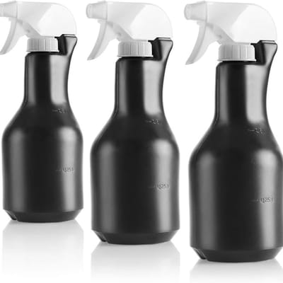 Zylo® Waterspuit - Waterverstuiver - Waterspuit Verstuiver - Plantenspuit - 3 Set 0,5L - 21x8x8cm - Antraciet