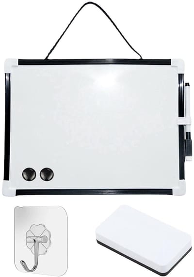 Dailygoods- Whiteboard Klein - Magnetisch Whiteboard - Whiteboard Stiften - Whiteboard Wisser - Whiteboard Magneten - Geschikt Voor Training