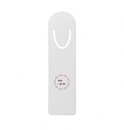 Hacebo® - mom I love you metalen boekenlegger - Mama - de liefste moeder - Moeder cadeautjes - moederdag - verjaardagscadeau - verjaardag - cadeau - geschenk - kado - gift - moeder artikelen Bladwijzer boekenleggers - 12.7 cm x 3.2cm