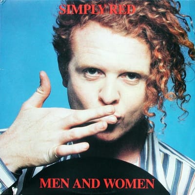 LP Plaat SIMPLY RED Mannen En Vrouwen 607271 ELEKTRA 1987 US Rock Gebruikt