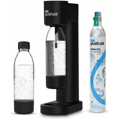 Dafi PushAir water Saturator + 1x 0,7L fles + CO2-cartridgeset