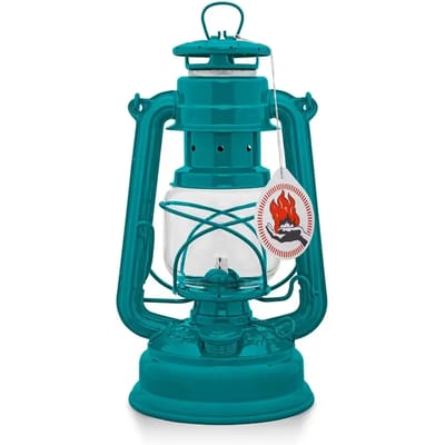 Feuerhand Stormlantaarn Baby special 276 - Blauw - 13.5x15x26.5cm - Modern