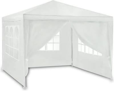 Partytent - 3x3 meter - met 4 zijwanden - wit