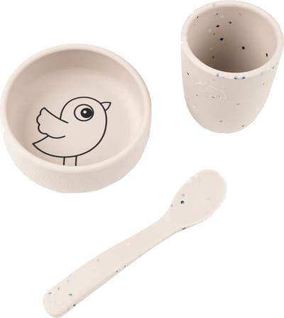 Done by Deer Birdee Eerste Maaltijd Set Sand