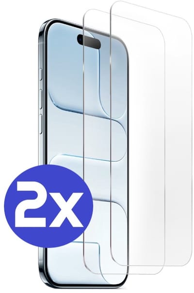 Premium Screenprotector Geschikt Voor iPhone 17 Air - Gehard Glas - 2 Stuks