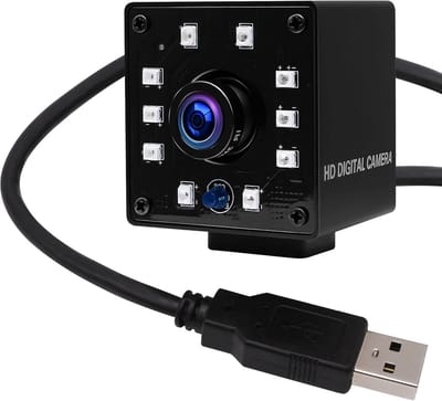 1080p nachtzicht USB camera CMOS OV2710 IR LED infrarood webcam HD bewakingscamera met 1,56 mm fisheye-lens voor Android Windows Linux Mac OpenCV
