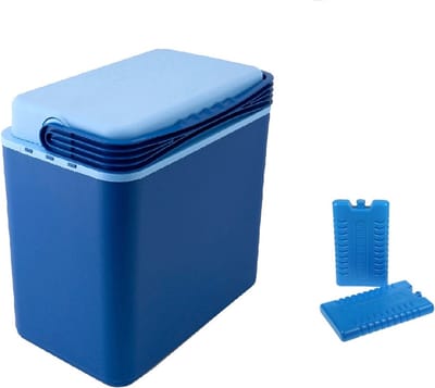 Cosy & Trendy Koelbox donkerblauw - 24 liter - 39 x 25 x 40 cm - incl. 2 koelelementen