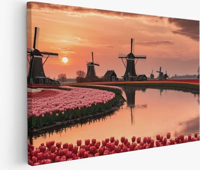 Saammp Muurcirkel Hout - Boeddha naast roze bloesem - Ø 90 - Wandcirkel - Wanddecoratie Cirkel - Muurdecoratie Woonkamer - Muurcirkel Houten