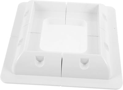 Zonnepaneel Bevestigingskit - Montagebeugels - Zonne-energie Opwekken - Efficiënte Koeling - 15x15x6 cm - Wit