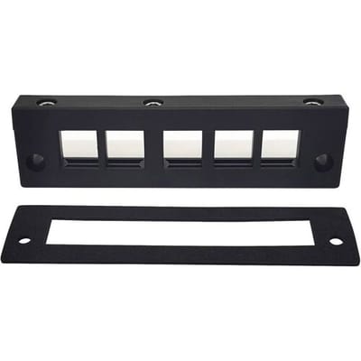 TRU COMPONENTS DVK-W5 Kabelinvoeringsplaat Klem-Ø (max.) 16 mm Polyamide Zwart 1 stuk(s)