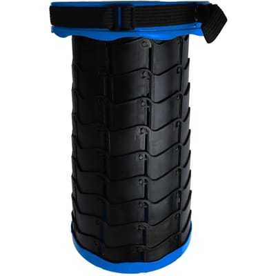 Draagbare Opvouwbare Telescopische Kruk Opvouwbare Draagbare Intrekbare Kruk voor Vissen Blauw black