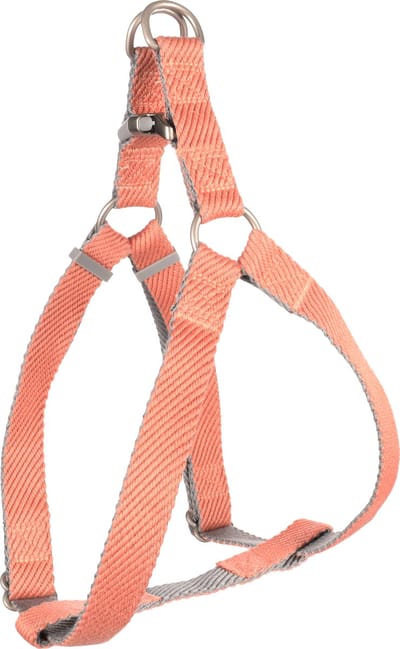 Flamingo Elly Step&go - Harnas Honden - Harnas Step&go Elly Zalmroze Xl 60-90cm 25mm - 1st - 132336 - 1st