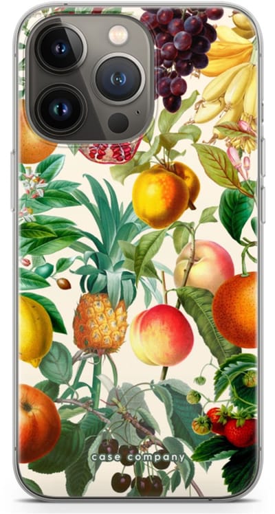 Case Company® - Hoesje geschikt voor iPhone 13 Pro hoesje - Classic Flora - Soft Cover Telefoonhoesje - Bescherming aan alle Kanten en Schermrand