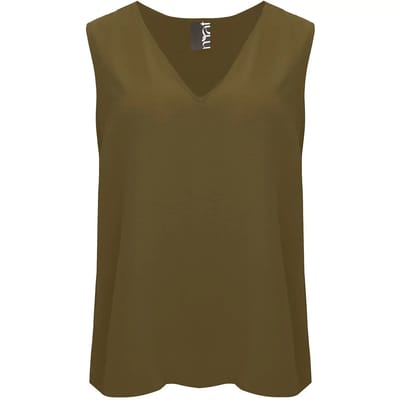 Luchtopgewassen Tanktop Dames Mat Fashion