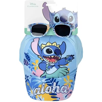 Honkbalpet en zonnebril voor kinderen Cerda Disney Stitch