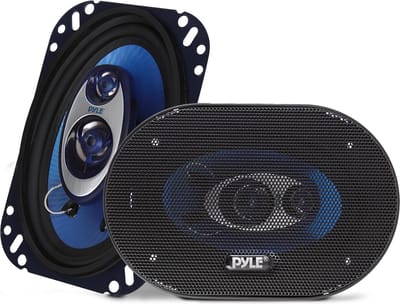 Pyle Autoluidsprekers – 3-weg Triaxiale Luidsprekers - 240 Watt - Blauw