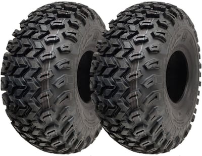 22x11.00-8 ATV-banden voor utiliteitsvoertuigen en grasmaaiers, 4-laags, goedgekeurd voor de openbare weg, Wanda P334 (set van 2)