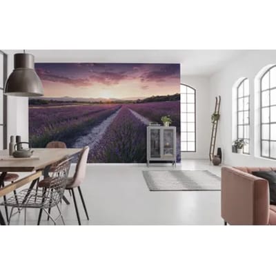 Fotobehang Lavender Dream - Meerkleurig - 2,80m X 450cm