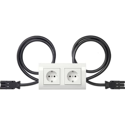 Gira Standaard 55 Dubbele SCHUKO Stopcontact Met Frame - 4931023