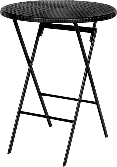 Klaptafel Tuin - Buffettafel Balkon - Feestelijke Bijeenkomsten - Compact Inklapbaar - 120 x 74 cm - Houtdecor