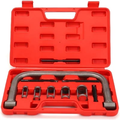 Klepveer Compressor - Demontagegereedschap - Motoronderhoud - Dubbele Veer Compatibel - 550 Gram - Zwart