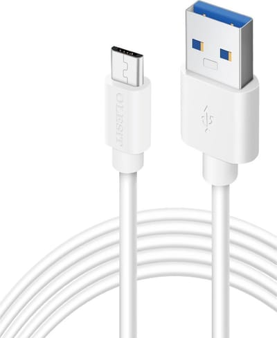 Olesit Type-C USB C 2 Meter Fast Charge 2.4A - Oplaadkabel - Veilig laden - Data Sync & Transfer - Wit