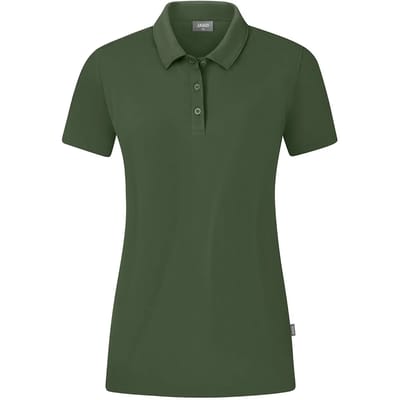 Jako Organic Polo Stretch Dames - Olijf | Maat: 34