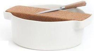Amorim Cork Korko Selection Partners In Crime Serveerschaal - Incl. Snijplank - Kurk/Keramiek - 32 x 23 cm - Bruin
